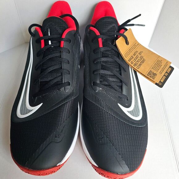 Nike Precision 7 Basketball Shoes Black Red Men\'s 10 Women\'s 11.5 NWT main image 6